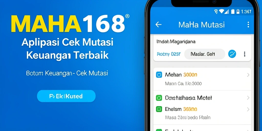 Tampilan antarmuka MAHA168 yang menunjukkan riwayat cek mutasi.